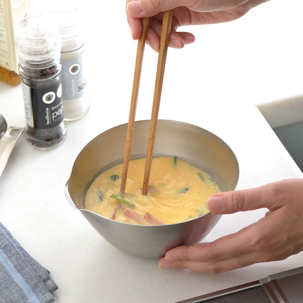 Ustensiles de cuisine - Bol de mesure de cuisine en acier inoxydable - collection Aikata / YOSHIKAWA - ABINGPLUS