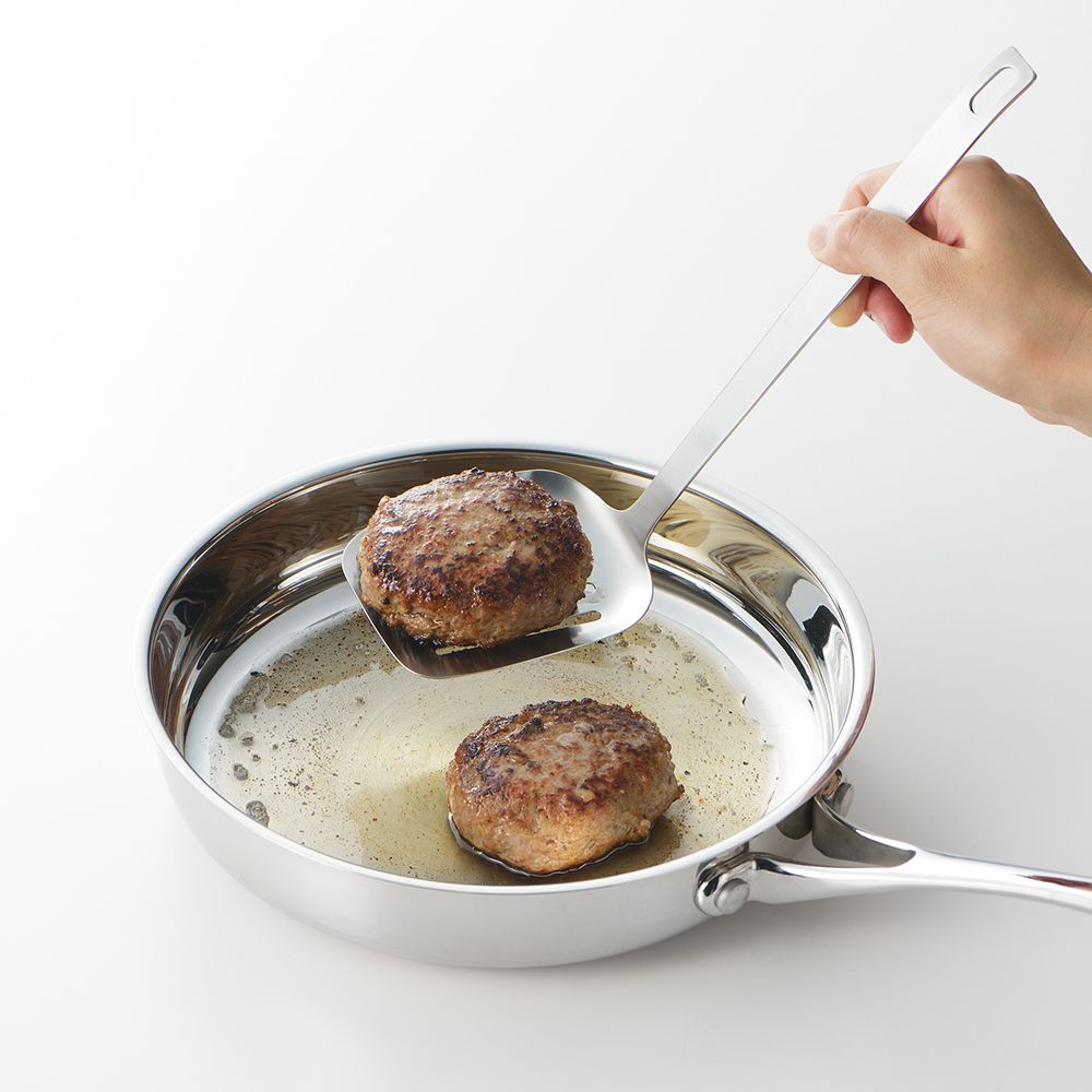 Ustensiles de cuisine - Spatule de cuisine en acier inoxydable - collection Aikata / YOSHIKAWA - ABINGPLUS