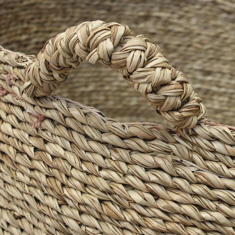 Storage boxes - Les Quatre Mains Baskets - Natural - Set of 3 - BAZAR BIZAR LIVING