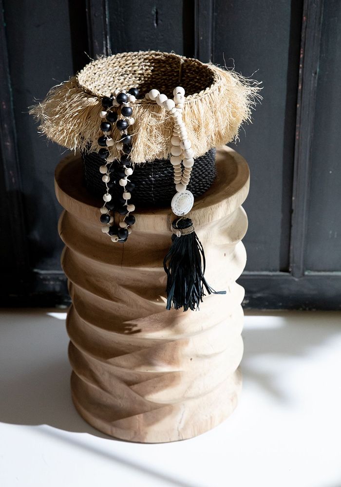 Boîtes de rangement  - Les Paniers Aloha - Noir Naturel - Lot de 3 - BAZAR BIZAR LIVING