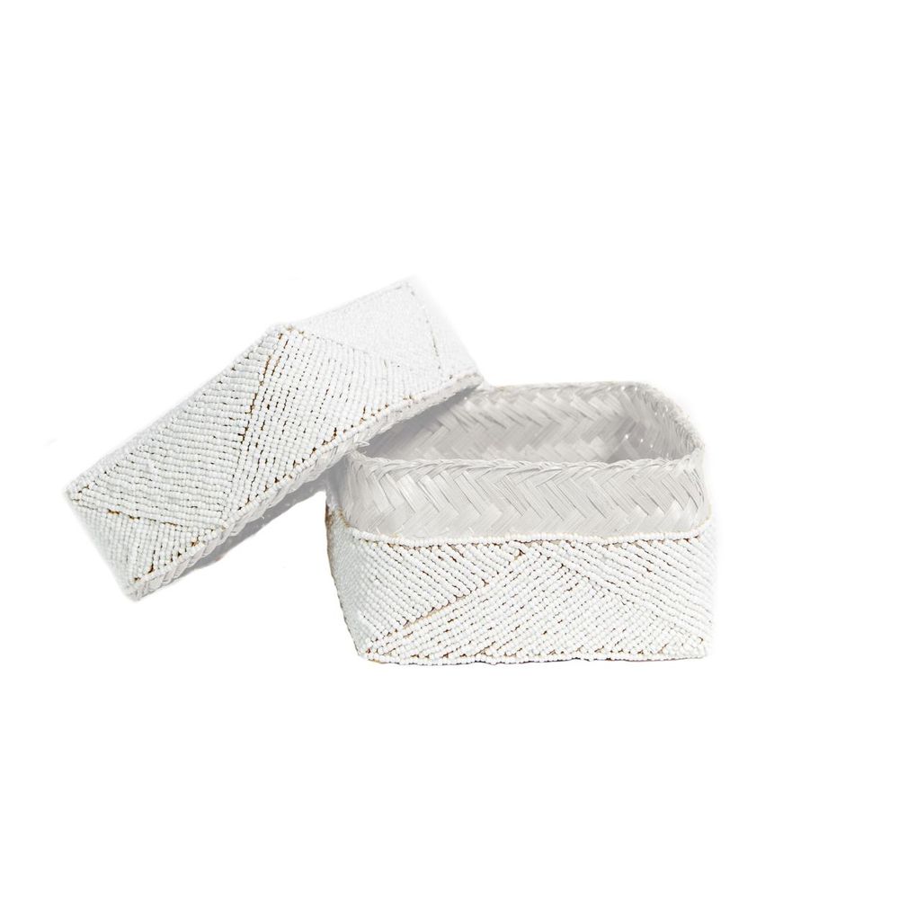 Coffrets et boîtes - Le Panier En Perles - Blanc - Lot de 3 - BAZAR BIZAR LIVING