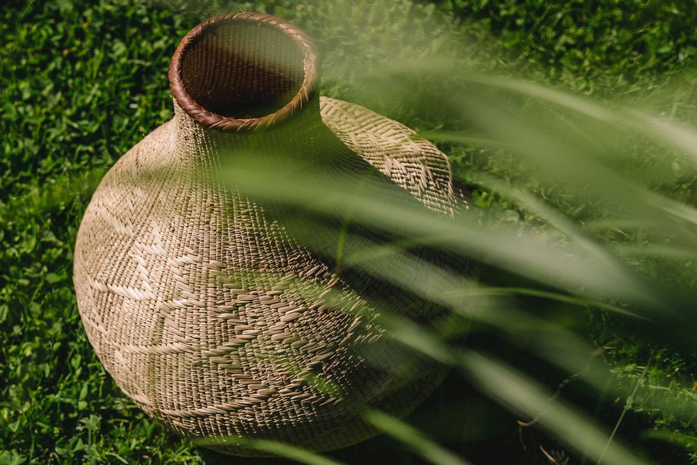 Decorative objects - The Binga Nongo Basket - Natural - L - BAZAR BIZAR LIVING