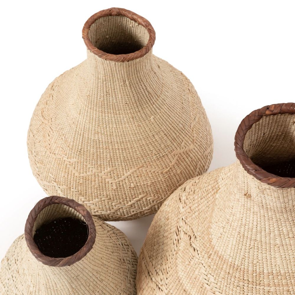 Decorative objects - The Binga Nongo Basket - Natural - L - BAZAR BIZAR LIVING