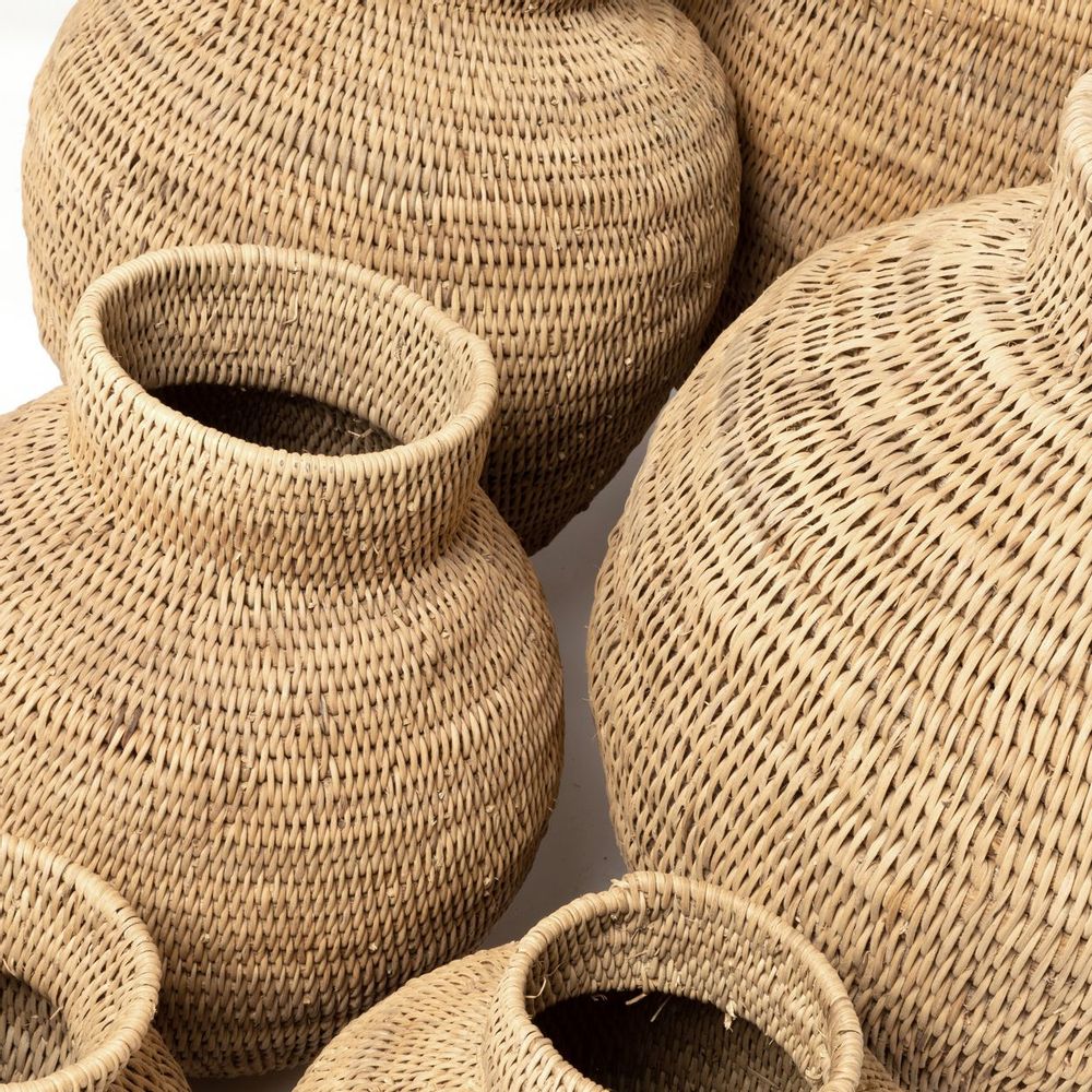 Decorative objects - The Buhera Basket - Natural - 40 - BAZAR BIZAR LIVING