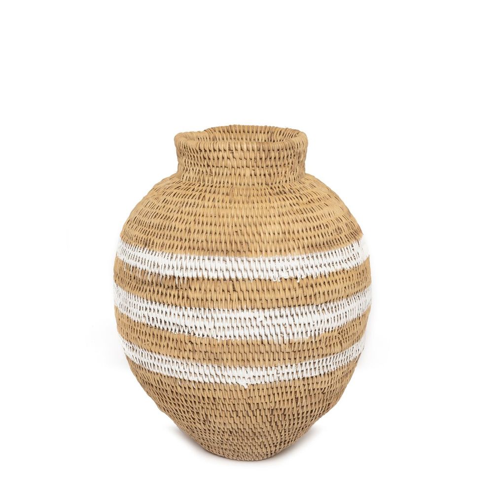Decorative objects - The Buhera Basket - Natural White - 60 - BAZAR BIZAR LIVING