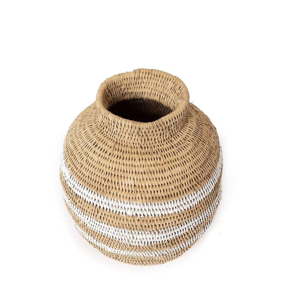 Decorative objects - The Buhera Basket - Natural White - 60 - BAZAR BIZAR LIVING