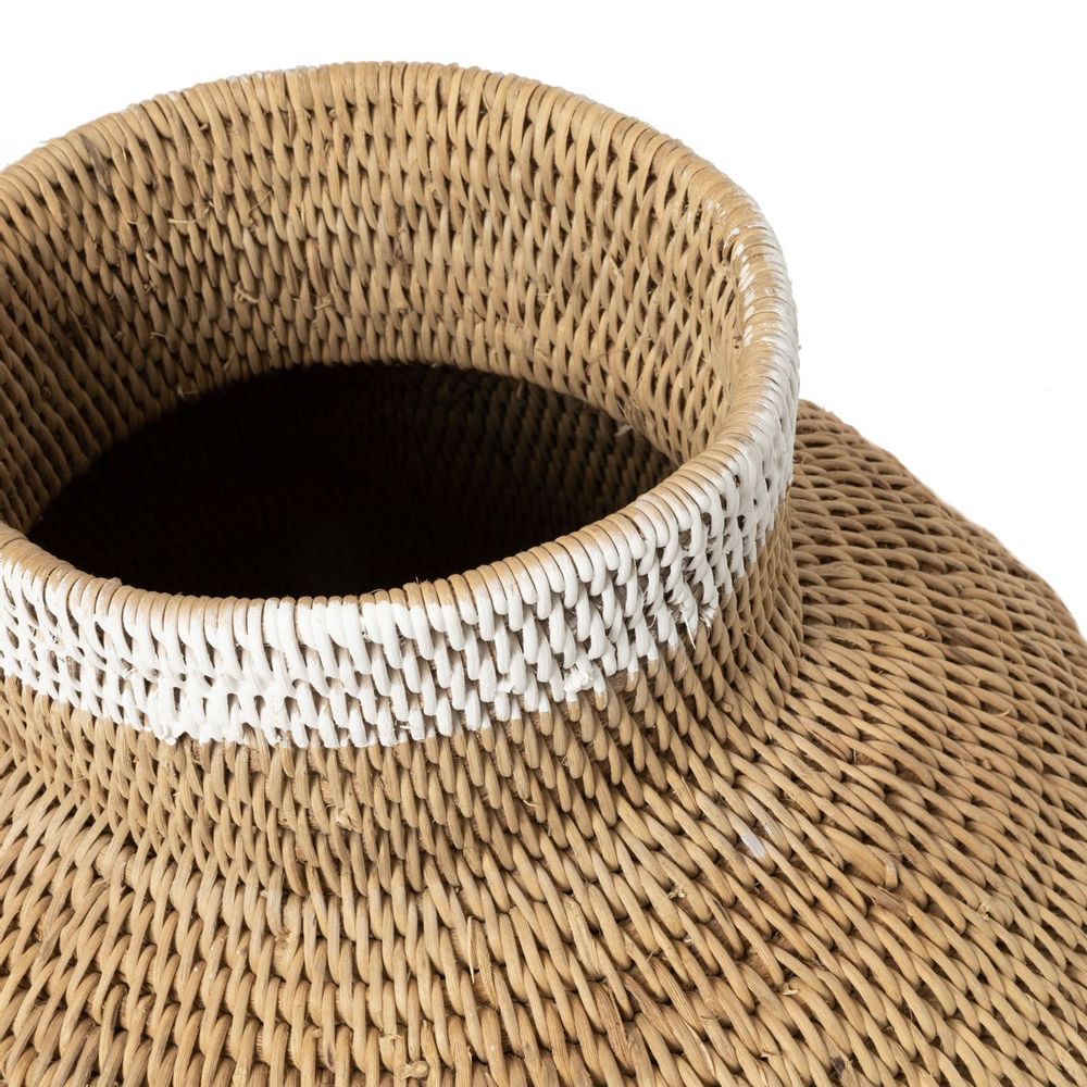 Decorative objects - The Buhera Basket - Natural White - 70 - BAZAR BIZAR LIVING