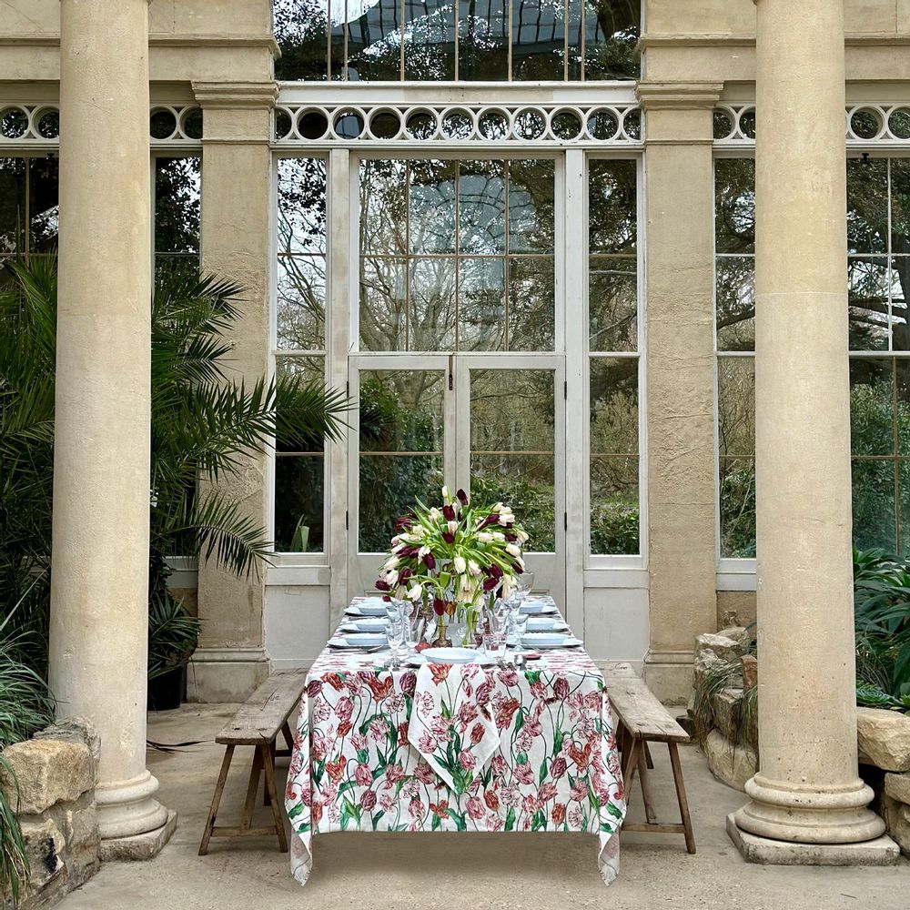 Linge de table textile - Nappes et serviettes en lin TULIP - SUMMERILL AND BISHOP