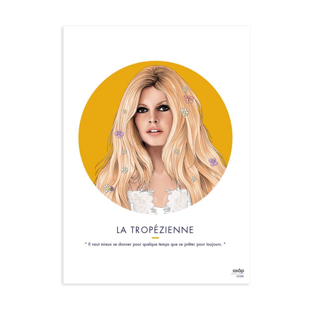 Autres décorations murales - AFFICHE - LA TROPÉZIENNE (édition limitée) - ASÅP CREATIVE STUDIO