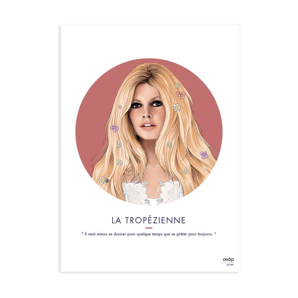 Autres décorations murales - AFFICHE - LA TROPÉZIENNE (édition limitée) - ASÅP CREATIVE STUDIO