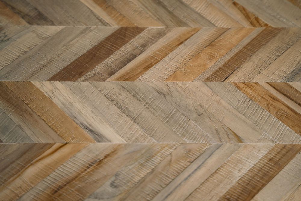 Console table - The Herringbone Console - Natural - BAZAR BIZAR LIVING