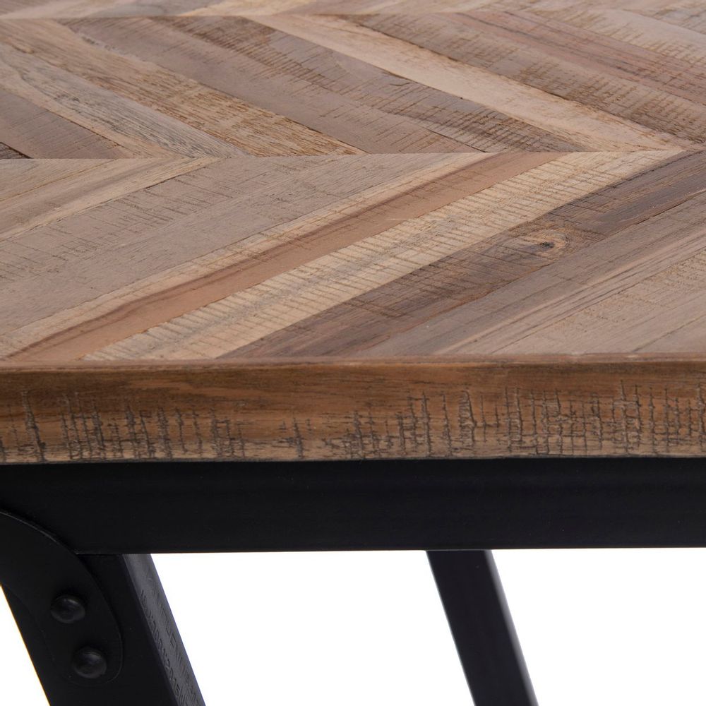 Console table - The Herringbone Console - Natural - BAZAR BIZAR LIVING