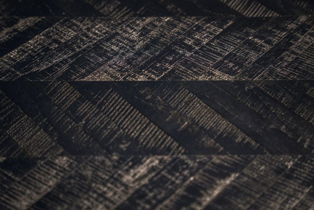 Consoles - La Table Haute Chevrons - Noir - 140cm - BAZAR BIZAR LIVING