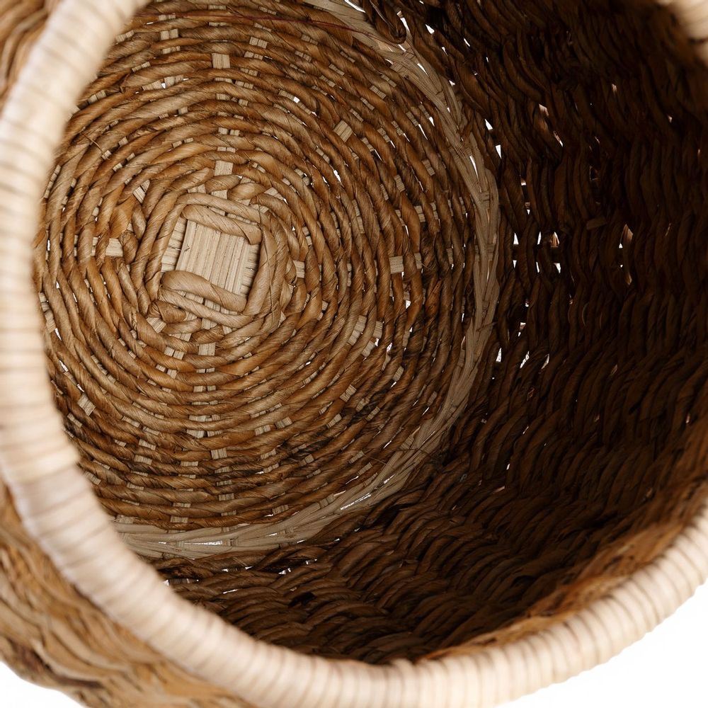 Caskets and boxes - The Luziru Basket - Natural - L - BAZAR BIZAR LIVING