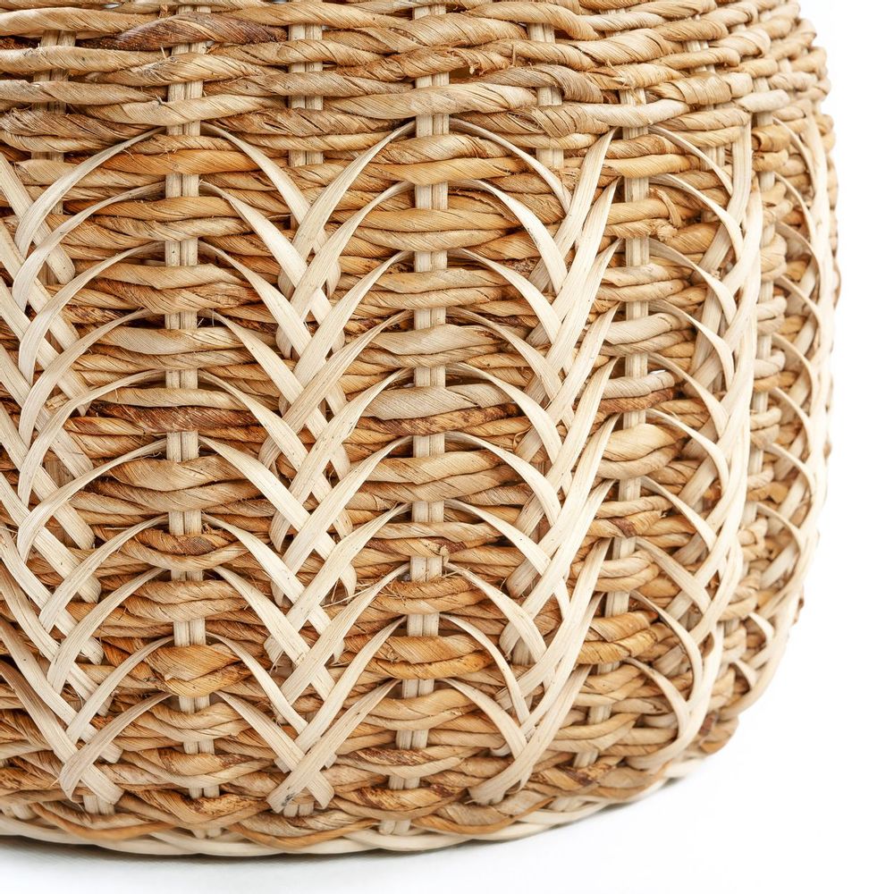 Caskets and boxes - The Luziru Basket - Natural - L - BAZAR BIZAR LIVING