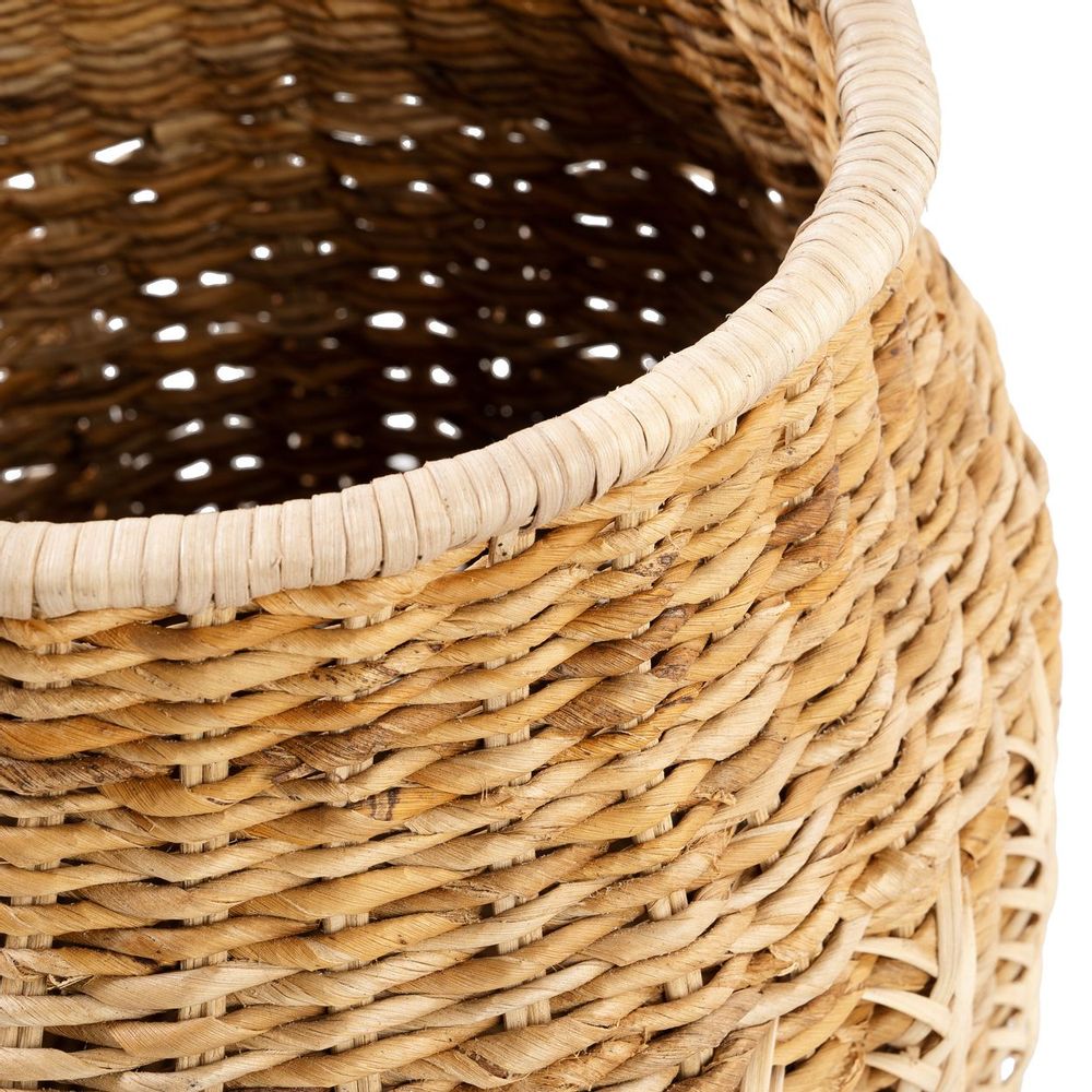 Caskets and boxes - The Luziru Basket - Natural - L - BAZAR BIZAR LIVING