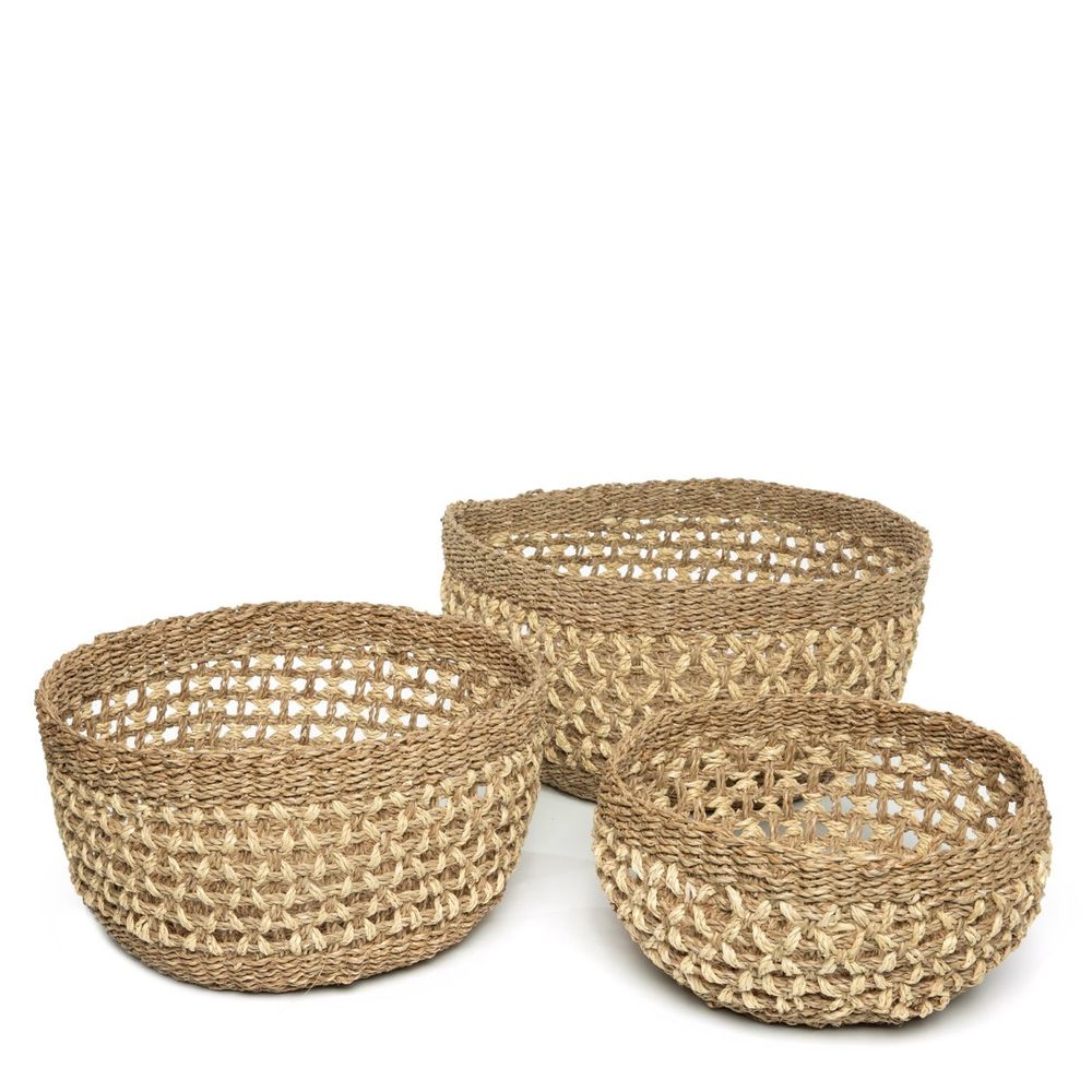 Caskets and boxes - The Phu Quoc Basket - Natural - L - BAZAR BIZAR LIVING