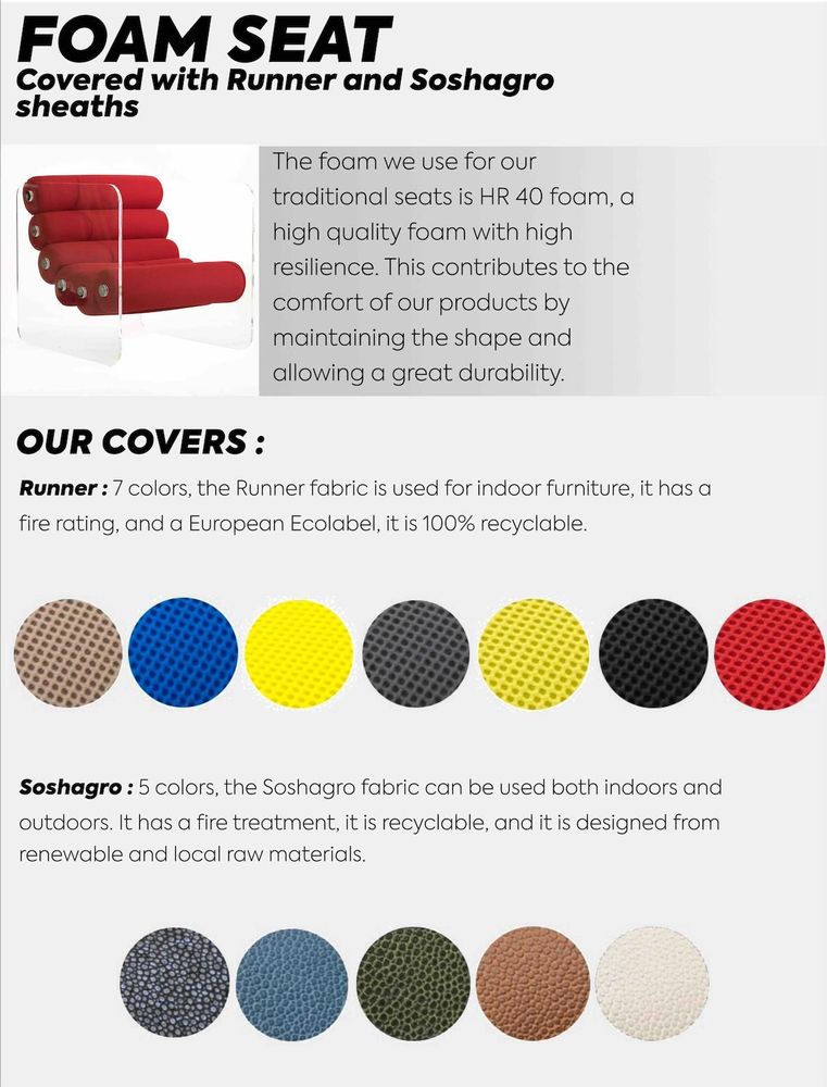 Fauteuils - MW05 Édition Spécial PATTERNE|Fauteuil parois en verres sablées & fourreaux Soshagro bleus - MW Exclusive - KUUMO DESIGN