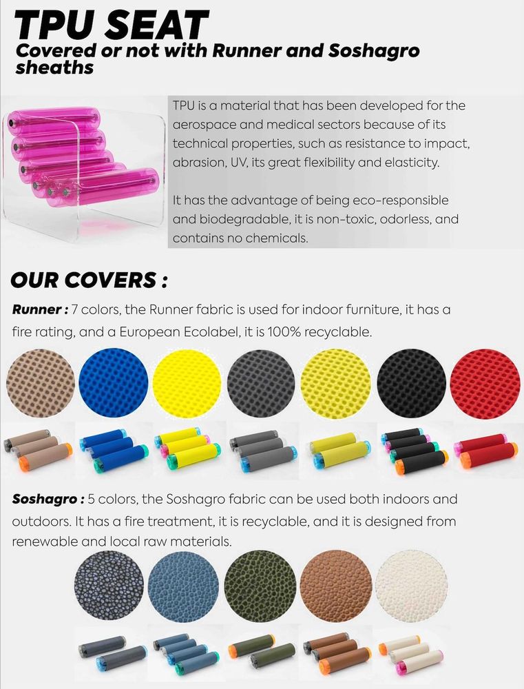 Fauteuils - MW05 Édition Spécial PATTERNE|Fauteuil parois en verres sablées & fourreaux Soshagro bleus - MW Exclusive - KUUMO DESIGN