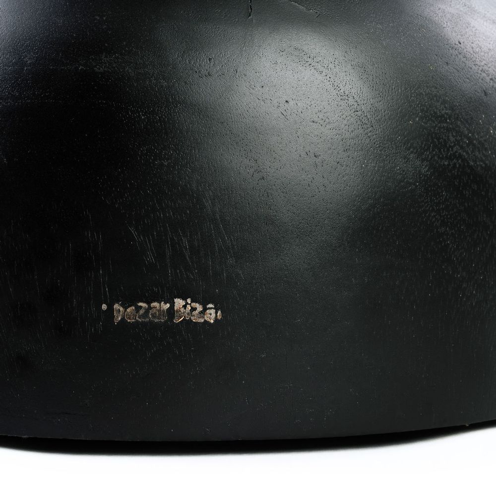 Tabourets - Le Tabouret Karbun - Noir Naturel - BAZAR BIZAR LIVING
