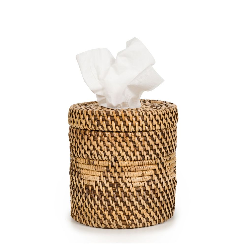 Coffrets et boîtes - La Boîte à Mouchoirs Colonial - Brun Naturel - BAZAR BIZAR LIVING