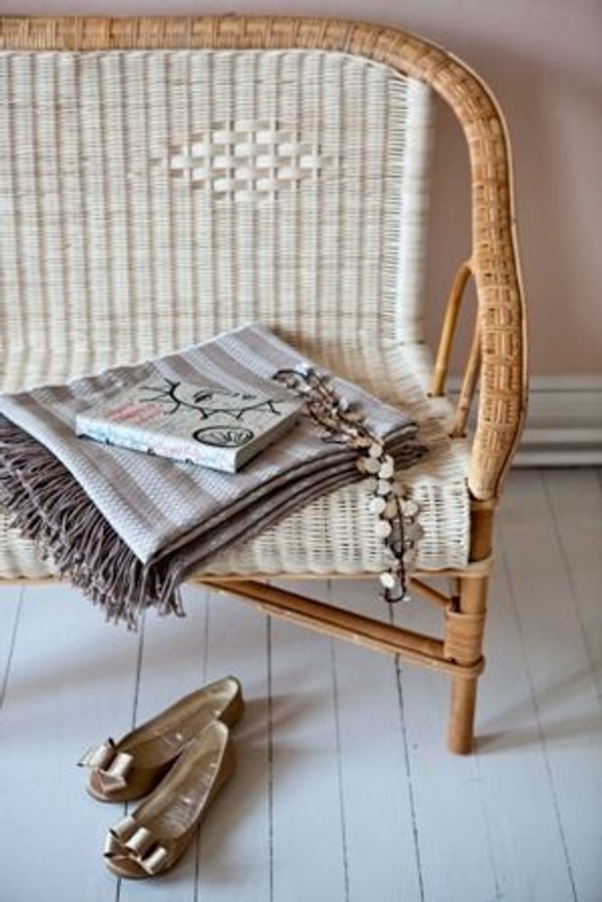 Armchairs - MARCEL woven rattan sofa - KOK MAISON