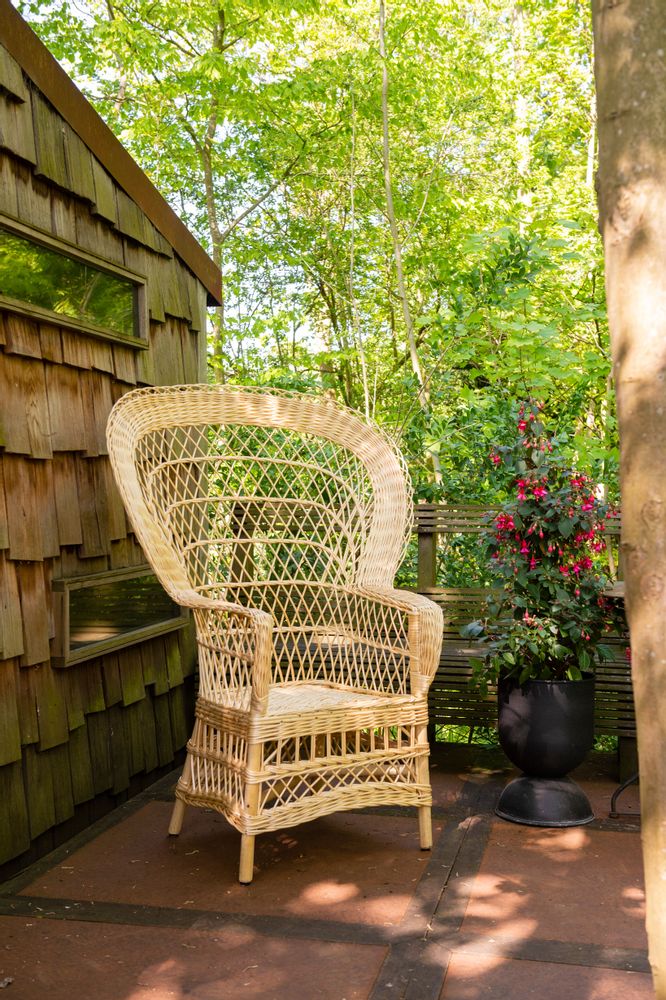 Armchairs - EVENTAIL wicker armchair - KOK MAISON