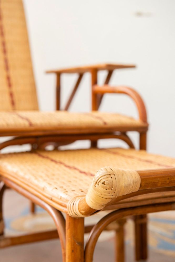 Chaises longues - Chaise longue en rotin tressé BAGATELLE - KOK MAISON