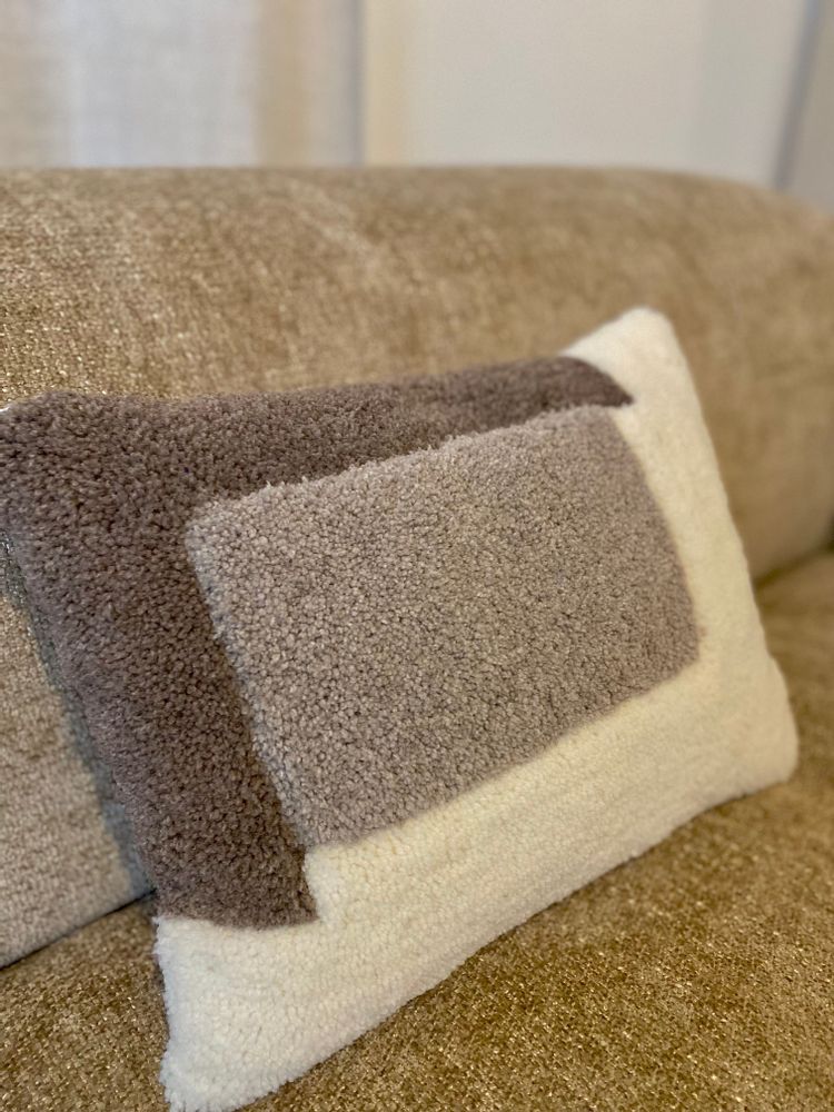 Fabric cushions - Wool cushion - ROMYREG