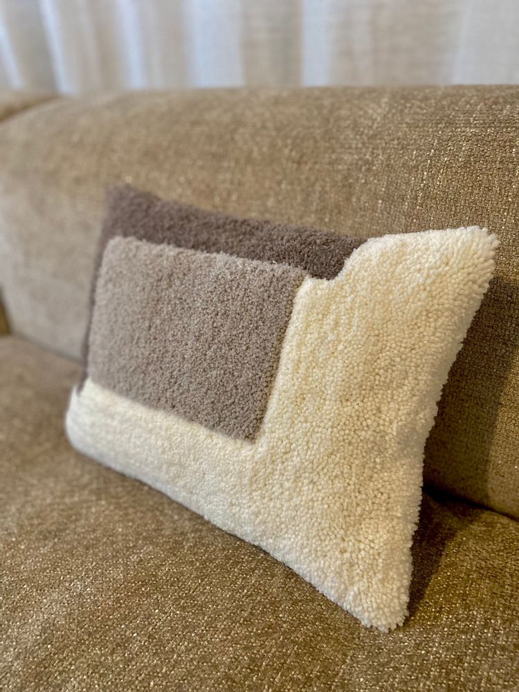 Fabric cushions - Wool cushion - ROMYREG