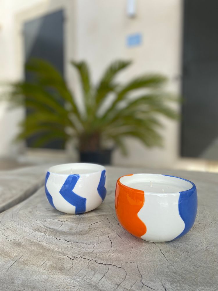 Cadeaux - BOUGIE NICOISE BLEUE - CONFIDENCES PROVENCE