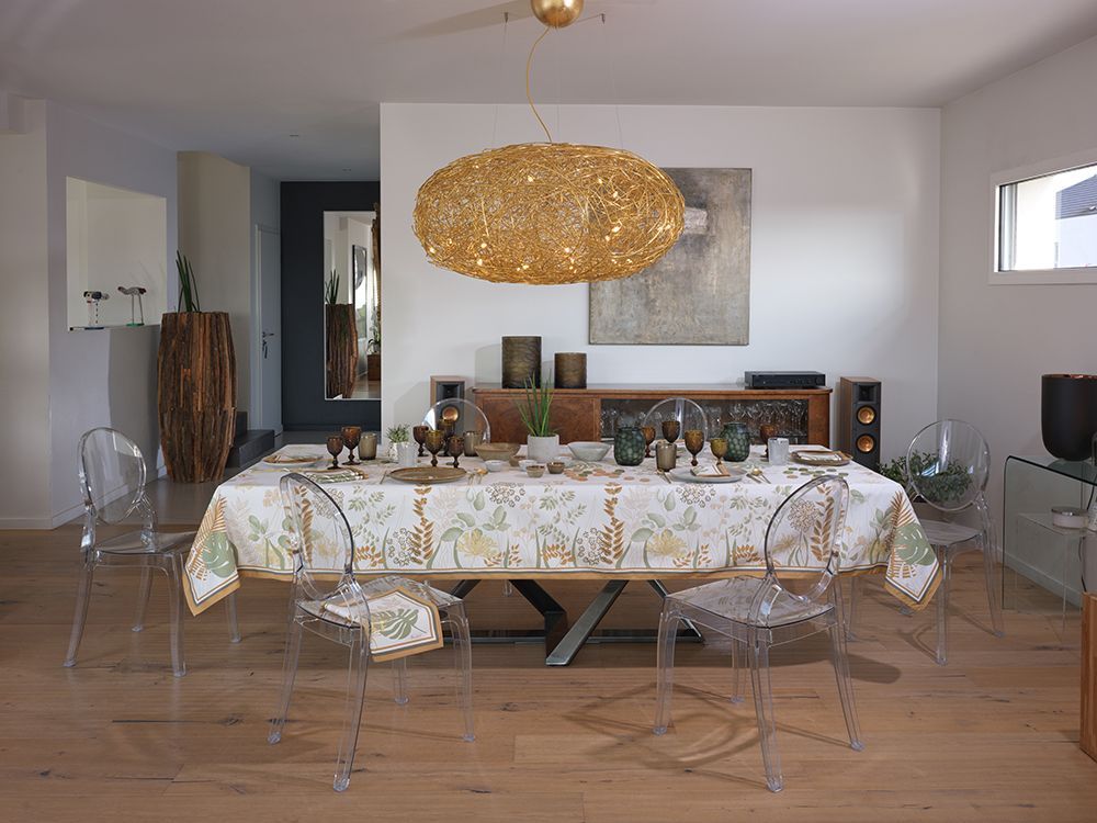 Linge de table textile - Nappe Agapanthes - BEAUVILLÉ