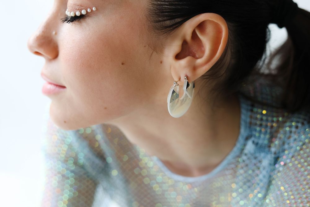 Jewelry - Mini Eclipse Earrings- Stone eclipse - BORD DE L'EAU