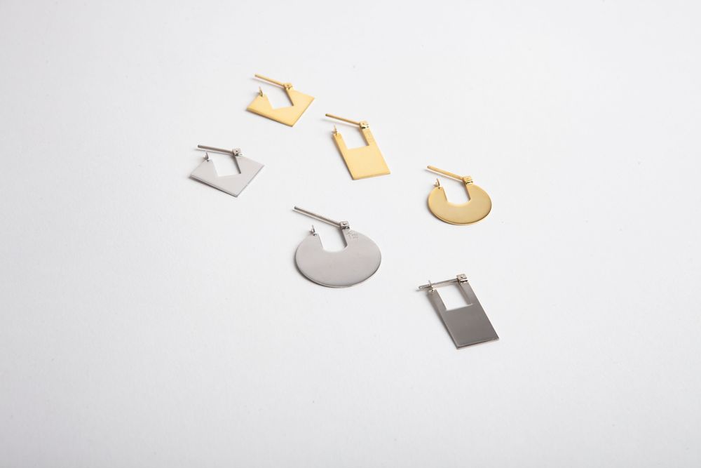 Jewelry - Mini Eclipse Earrings- Stone eclipse - BORD DE L'EAU
