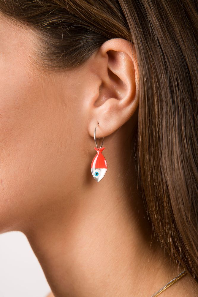 Gifts - Sardine and Fish Small Earrings - BORD DE L'EAU