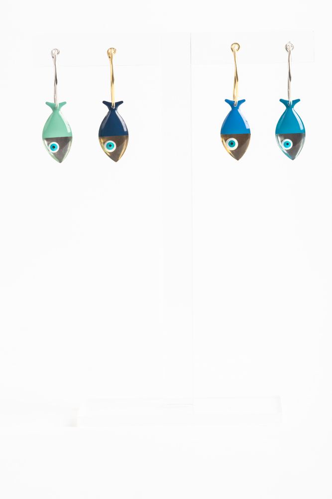 Gifts - Sardine and Fish Small Earrings - BORD DE L'EAU