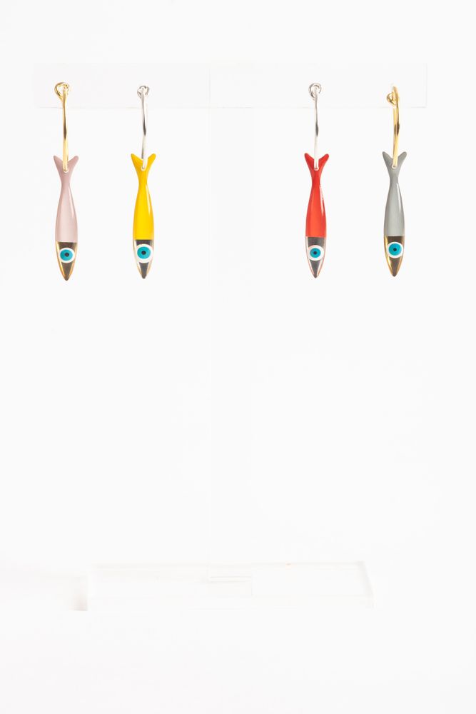 Gifts - Sardine and Fish Small Earrings - BORD DE L'EAU