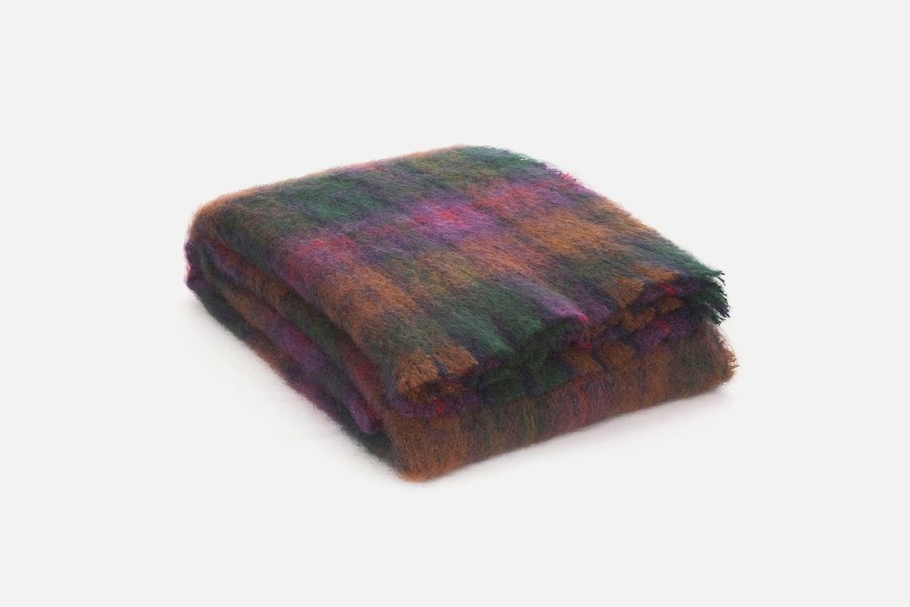Objets de décoration - Plaid en mohair Woodland - CUSHENDALE