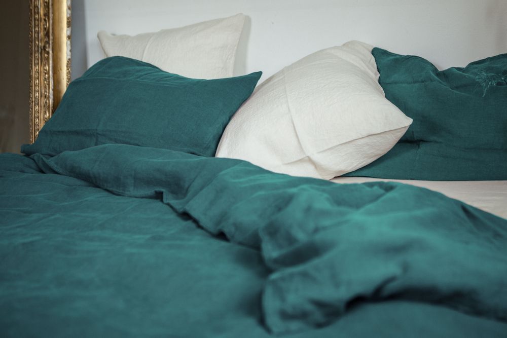 Bed linens - Linen Duvet Cover - ONCE MILANO