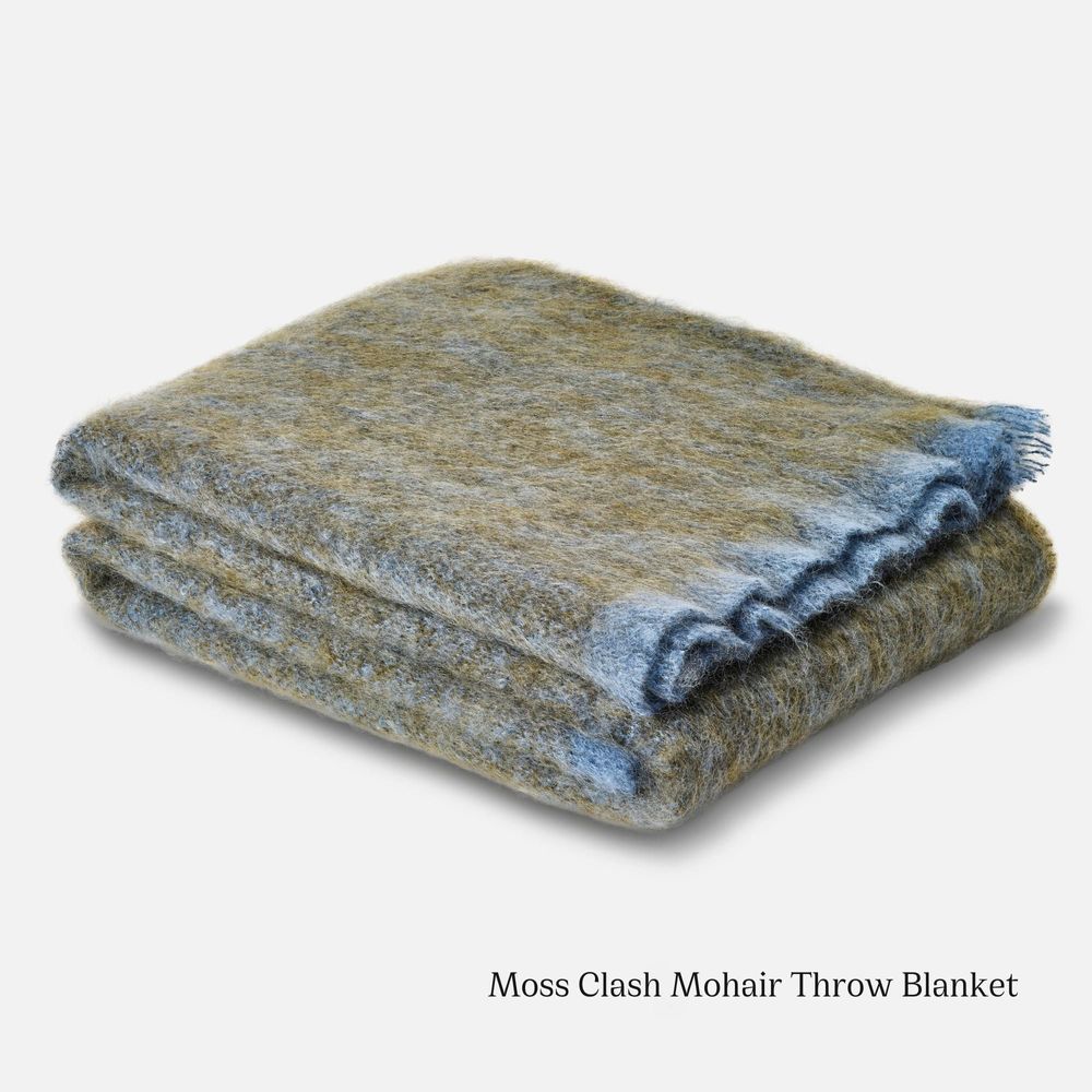 Plaids - Plaid en mohair Clash. - CUSHENDALE