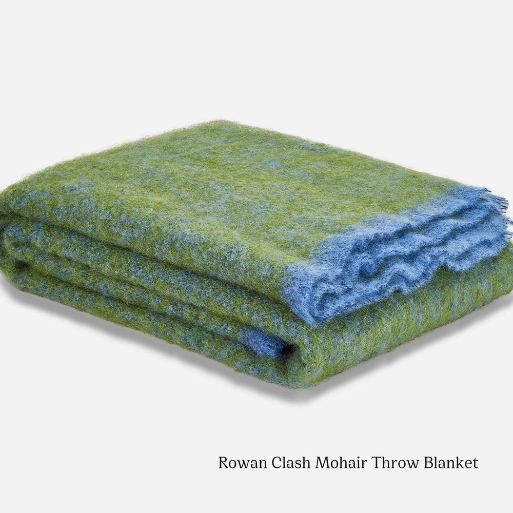 Plaids - Plaid en mohair Clash. - CUSHENDALE