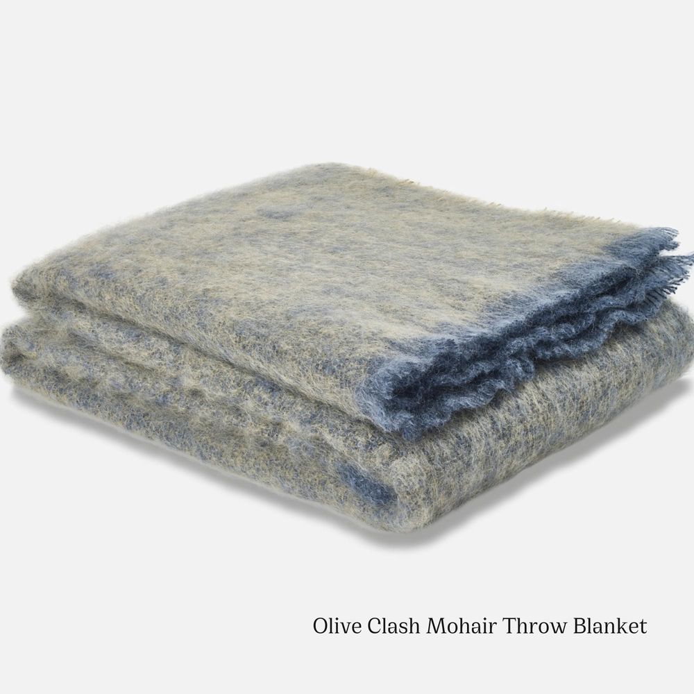 Plaids - Plaid en mohair Clash. - CUSHENDALE