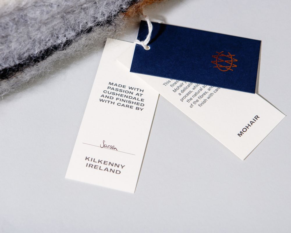 Plaids - Plaid en mohair Clash. - CUSHENDALE