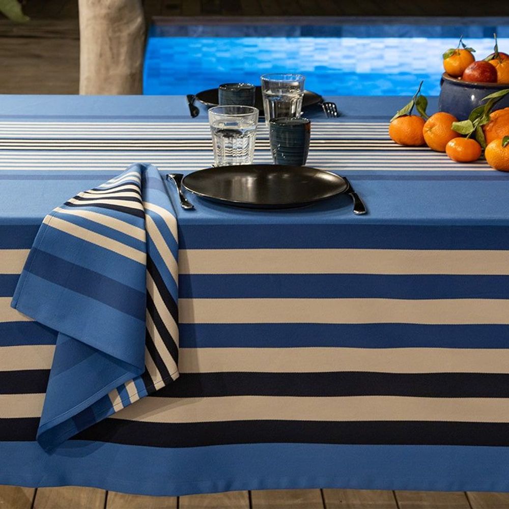 Table linen - Napkin Ainhoa Nautica - LA MAISON JEAN-VIER