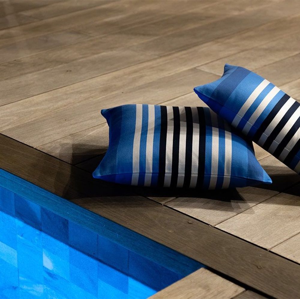 Fabric cushions - Pillow Cover Ainhoa Nautica - LA MAISON JEAN-VIER