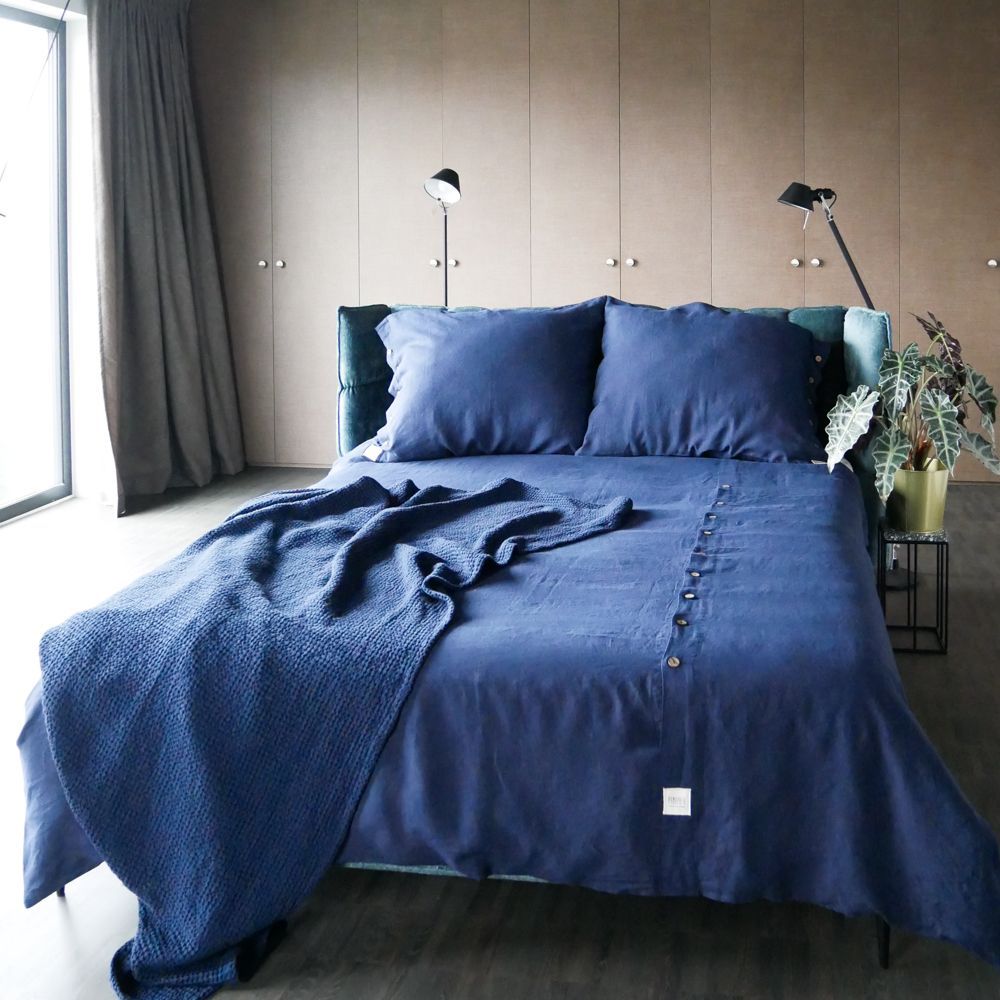 Bed linens - Linen waffle blanket - PANAPUFA