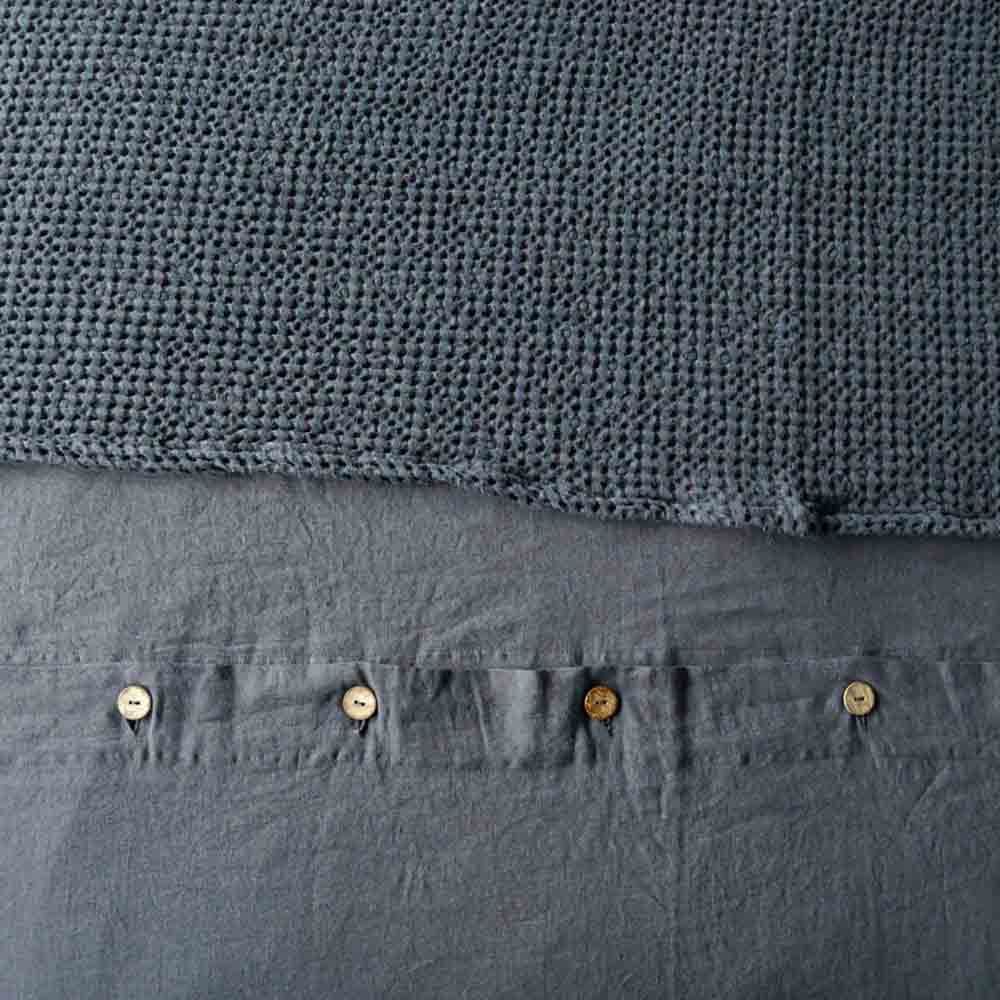 Bed linens - Linen waffle blanket - PANAPUFA