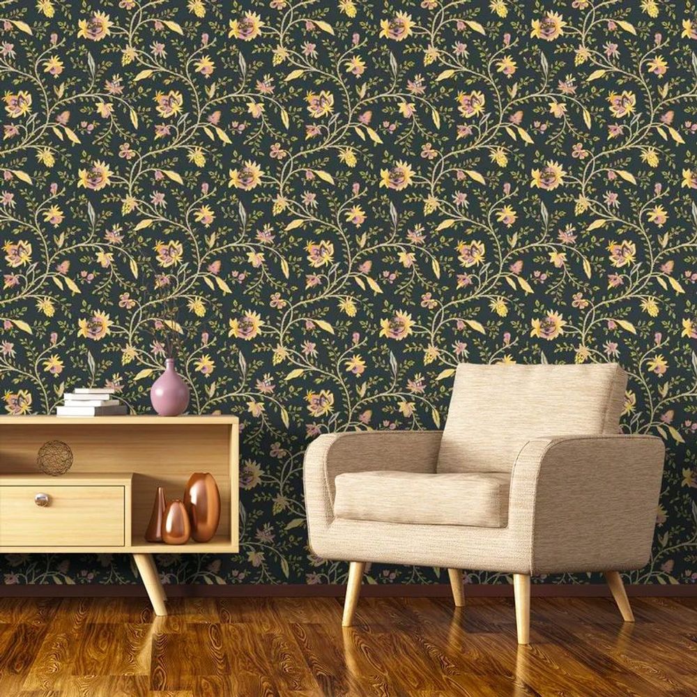 Papiers peints - Papier peint Aliénor - ETOFFE.COM