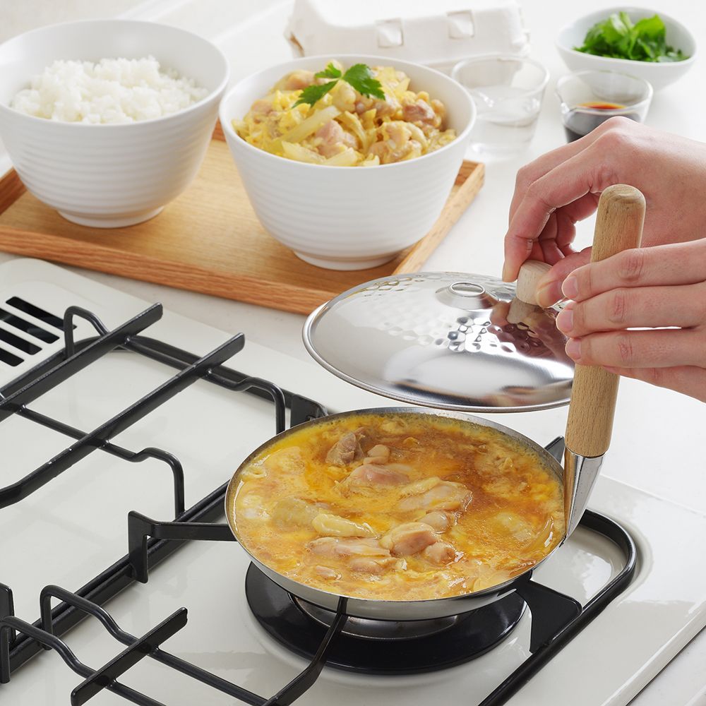 Casseroles - Casserole Oyako-Don en acier inoxydable / YOSHIKAWA - ABINGPLUS