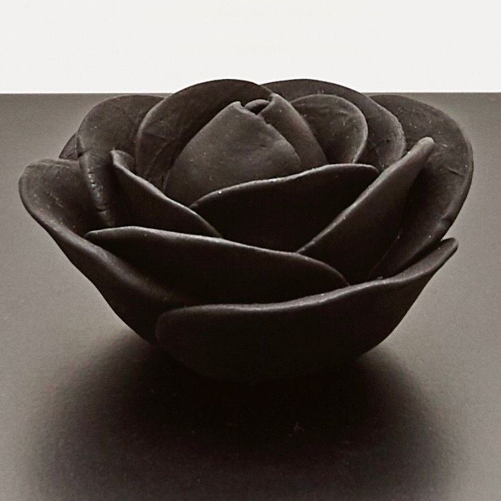 Parfums d'intérieur - Boîte déco Black Rose - Bois laqué et Porcelaine - ANOQ